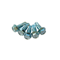 5 pack 5/16-12 x 1 inch self-drilling tek screws zinc plated steel