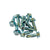 Pack of zinc plated 3/8"-16 bolts ideal for garage doors, construction and metal assemblies