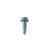 Hex head full thread bolt 3/8"-16 x 1-3/4" zinc plated – close-up front angle