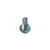 Side profile of 3/8"-16 x 1-3/4" zinc-coated steel bolt showing full threading