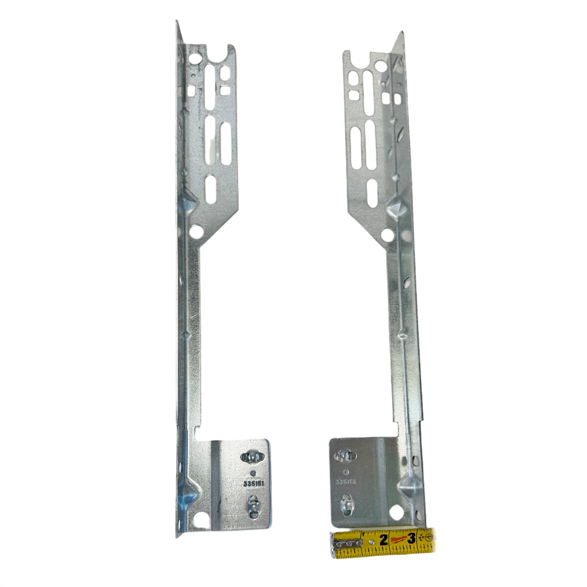 Torquemaster Flag Angle Brackets for 12&quot; radius track, designed for Wayne Dalton garage doors.