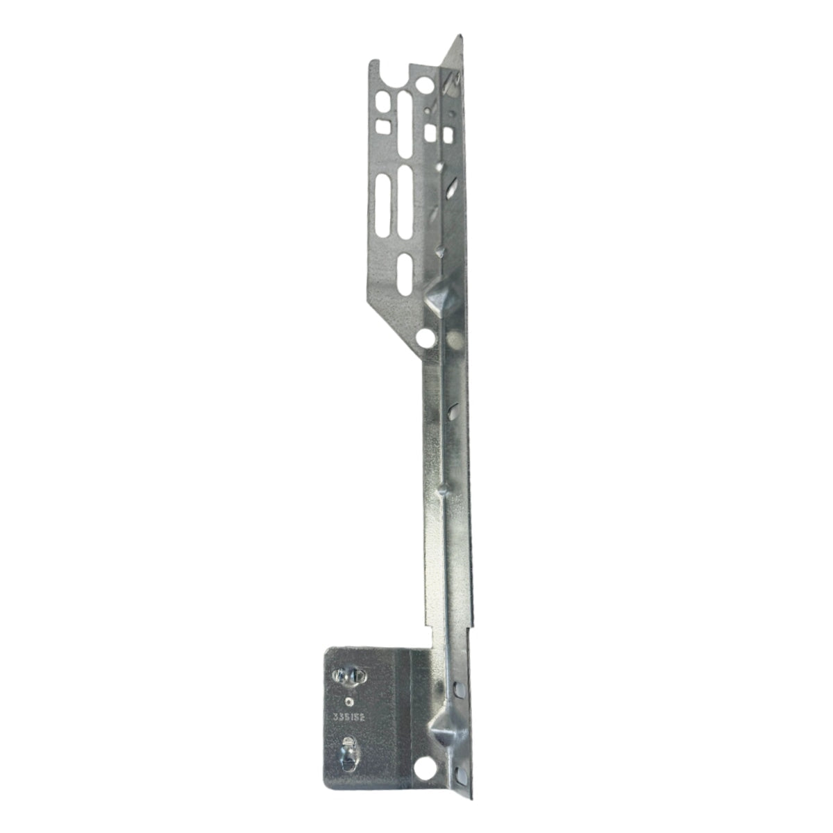 Right-hand Torquemaster Flag Angle Bracket for 12&quot; radius track, precision-engineered for Wayne Dalton garage doors.