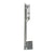 Left-hand Torquemaster Flag Angle Bracket for 15" radius garage door track, heavy-duty galvanized steel for Wayne Dalton systems.