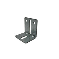 Heavy-duty jamb bracket shown from an angle