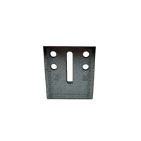 Garage door jamb bracket - full rear view