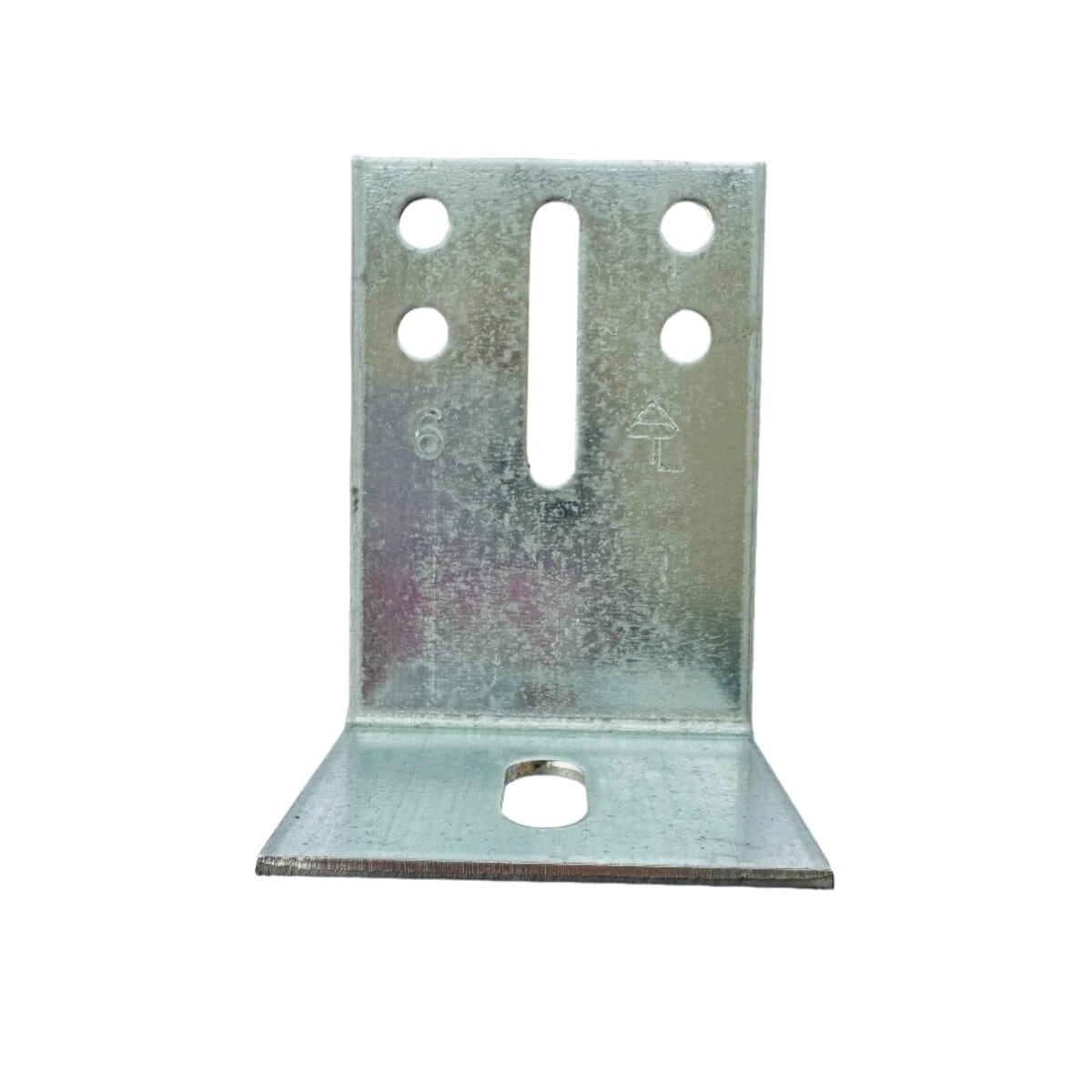 Garage Door Jamb Brackets #1-#6 - 12 Gauge for 2" Track, jamb bracket #6 front view