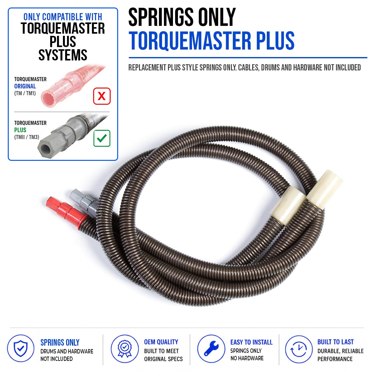 torquemaster plus spring - only springs no hardware