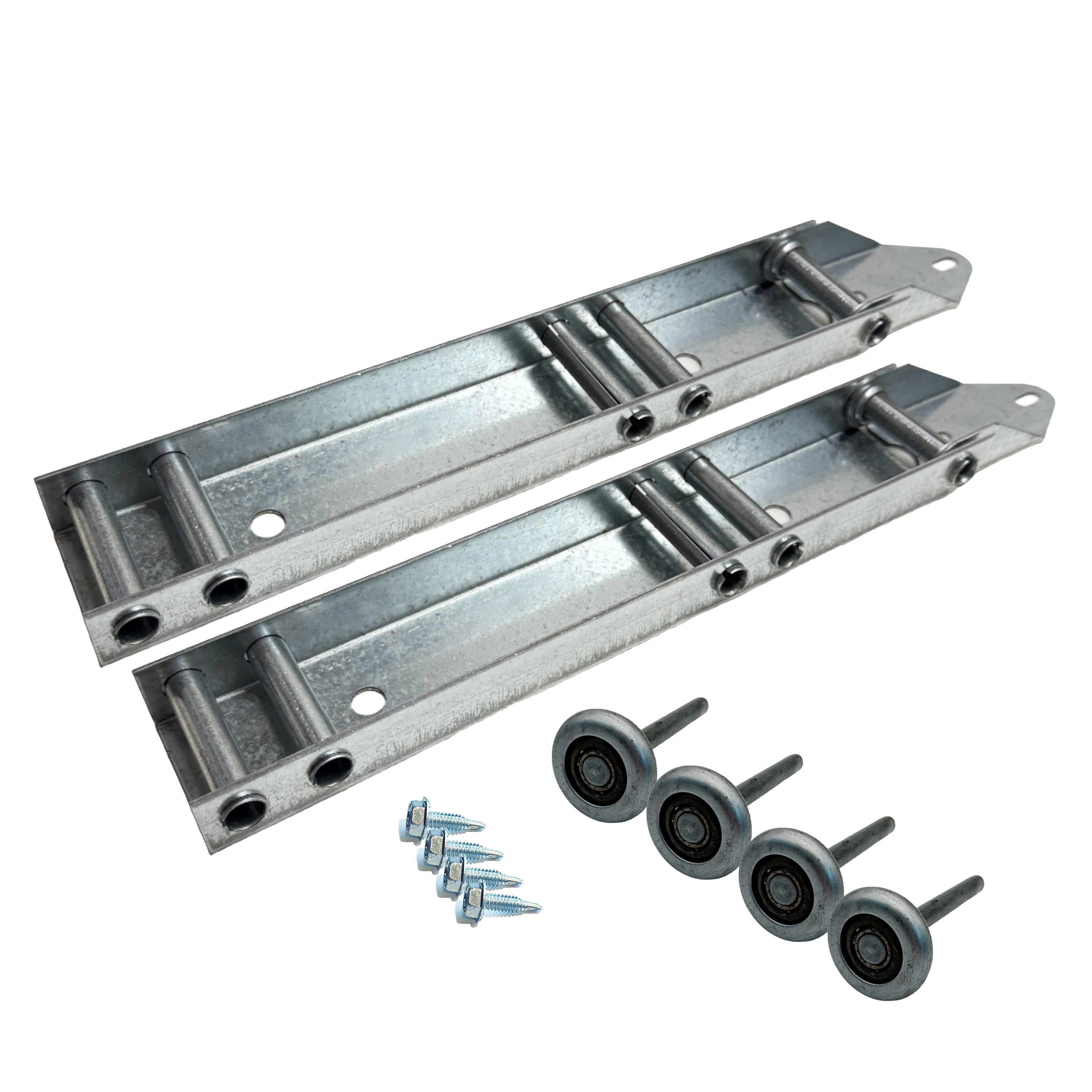 thumbnail image 2 of Xadnitu Garage Door Quick Turn Brackets With Nylon Rollers - Heavy Duty Replacement Hardware 2 of 13