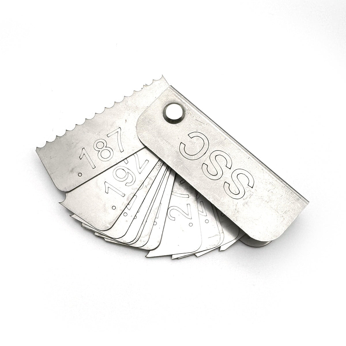 thumbnail image 2 of Garage Door Torsion Spring Wire Size Gauge - Ruler Style Tool For Measuring Coils - Hardware Store 2 of 3