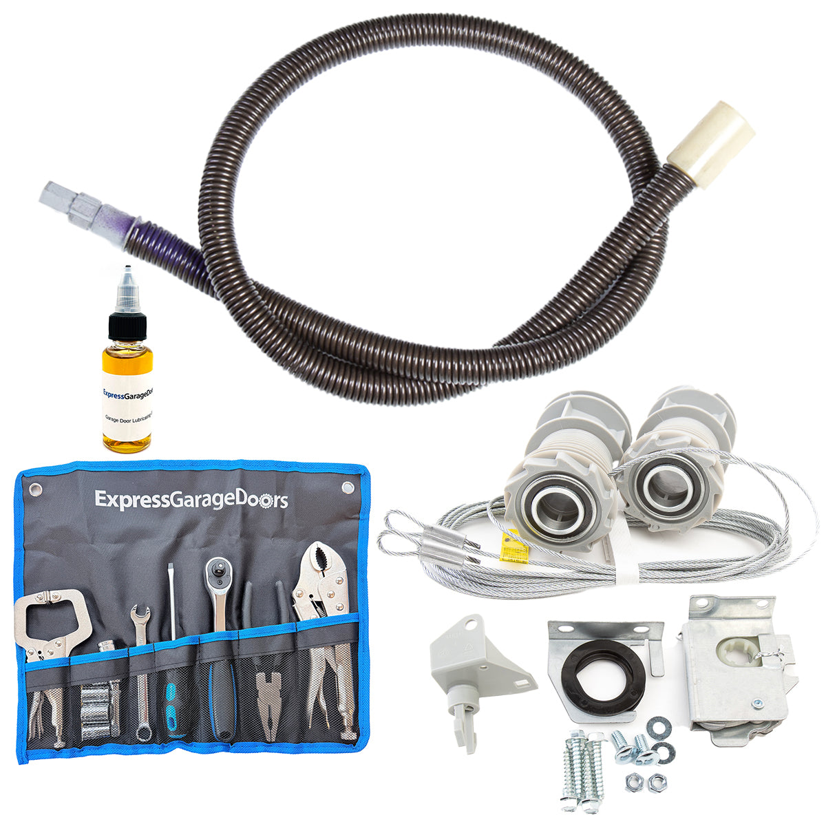 Wayne Dalton TorqueMaster Original single spring full replacement kit with tool kit, cable drums and lubricant