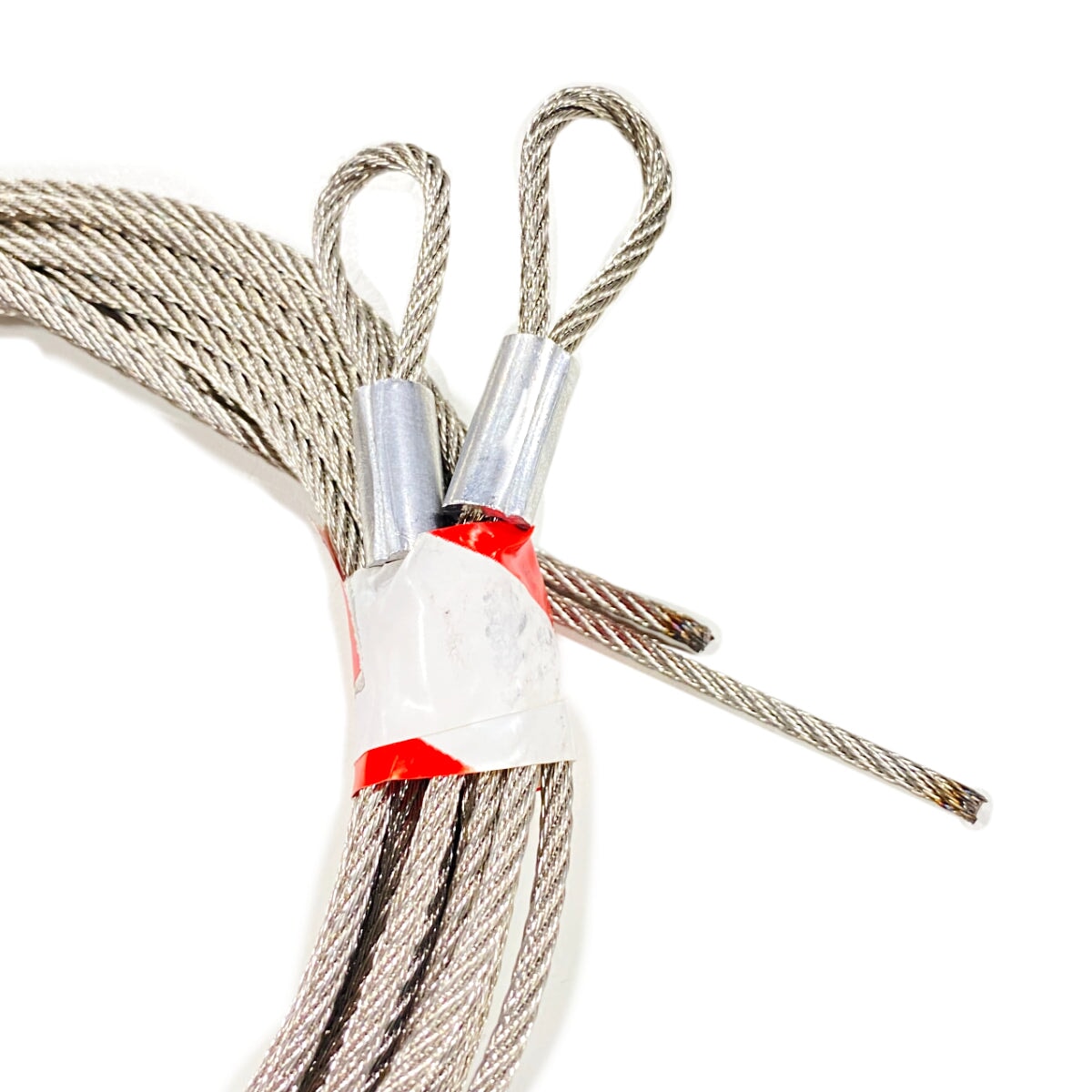 8 Foot Garage Door Replacement Cables - Pair For Torsion Spring Systems