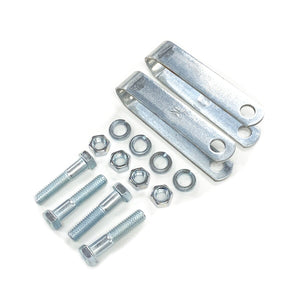 4" diameter Pulley clevis strap fastener kit