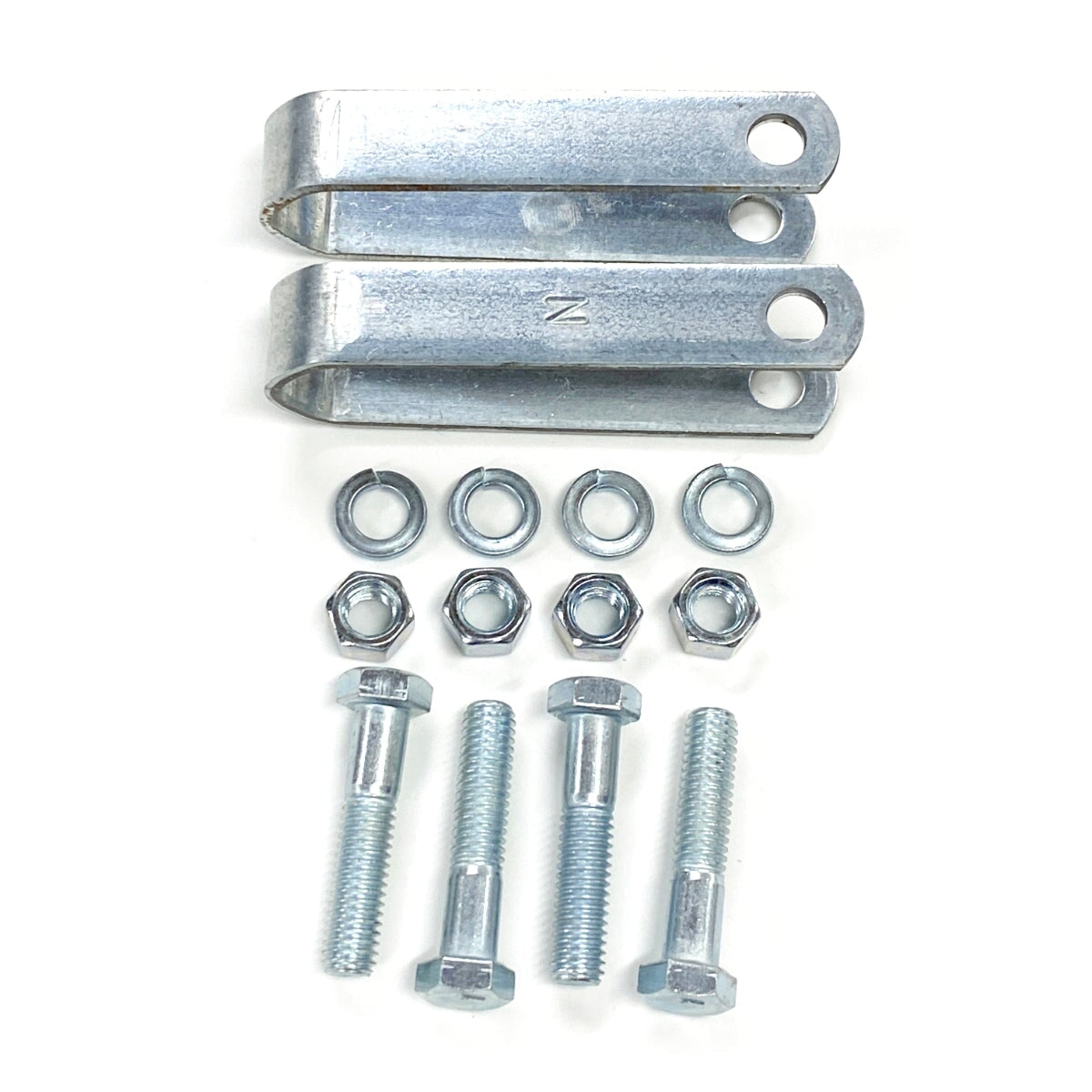 4" diameter Pulley clevis strap fastener kit