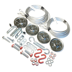 garage door extension spring hardware replacement kit for garage doors up to 100 lbs