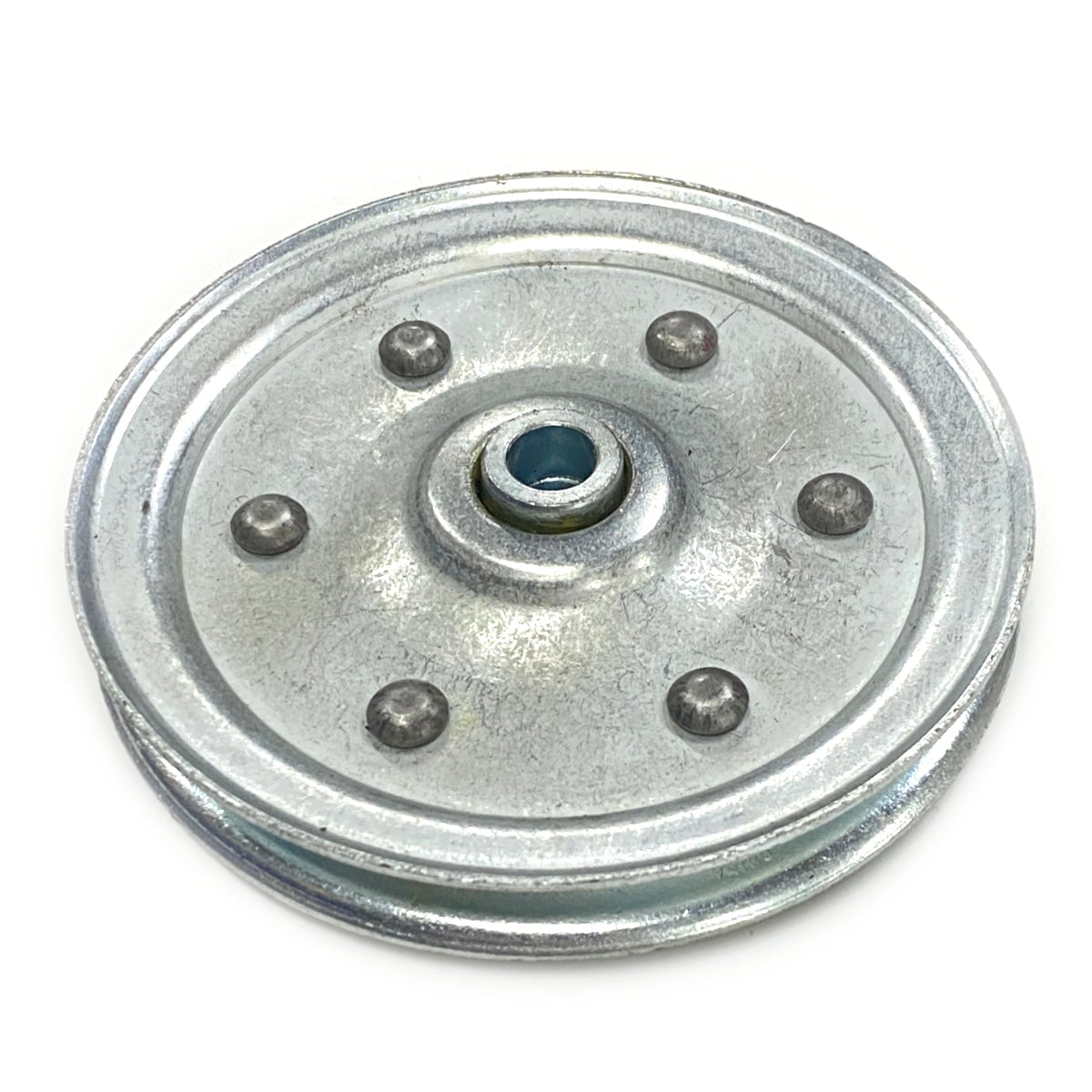 Extension spring door pulley