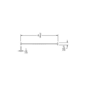 5/16" T Shaped End 