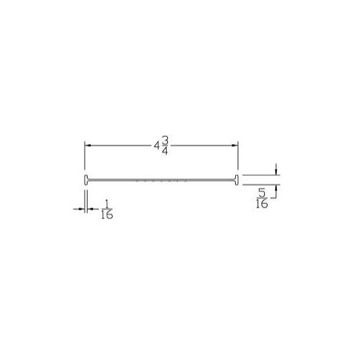 5/16" T Shaped End 