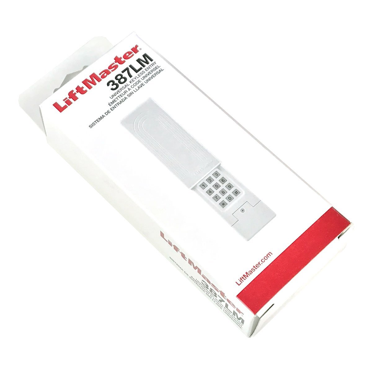 Universal Wireless Keypad 387LM - compatible with many opener brands ...