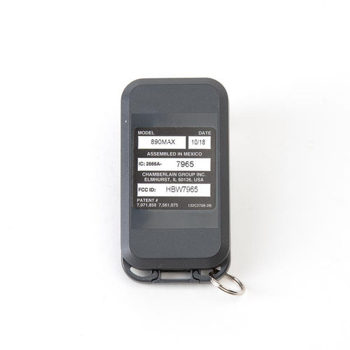 liftmaster mini keychain 3-button remote control transmitter 890max