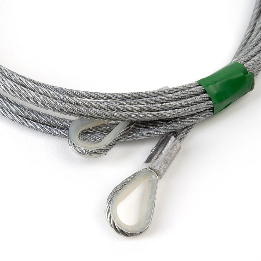 Garage Door Cable Set for 8ft doors with Torsion Springs, 8 ft torsion spring cable