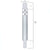 Reinforcing Opener Operator Bracket 24" - White 