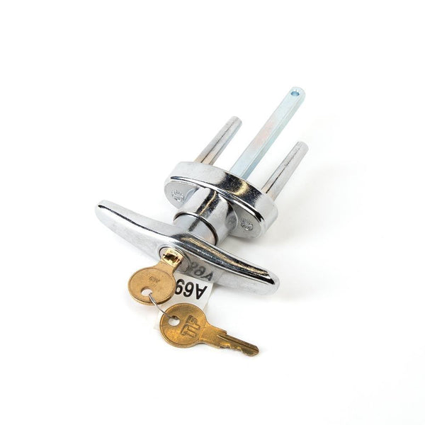 Canimex Garage Door Locking T Handle With 2 Keys – Keyed Alike, New