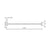 T Shaped 1/4" Weather Seal Garage Door Diagram