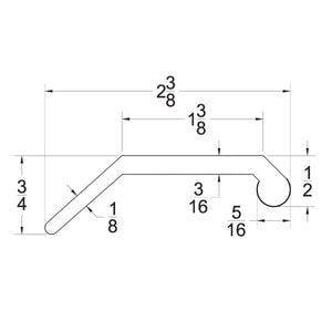 Premium Wood Garage Door Weather Seal 