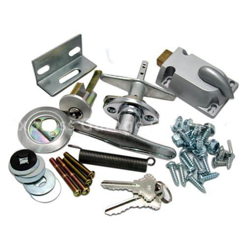 Garage Door Lock Kit - Keyed Lock - T Handle