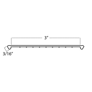 bulb end garage door weather seal