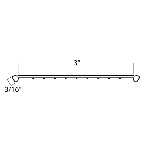 bulb end garage door weather seal